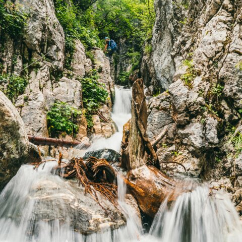 Klettersteig Röbischlucht | © Montafon Tourismus GmbH, Christiane Setz & Moritz Müller