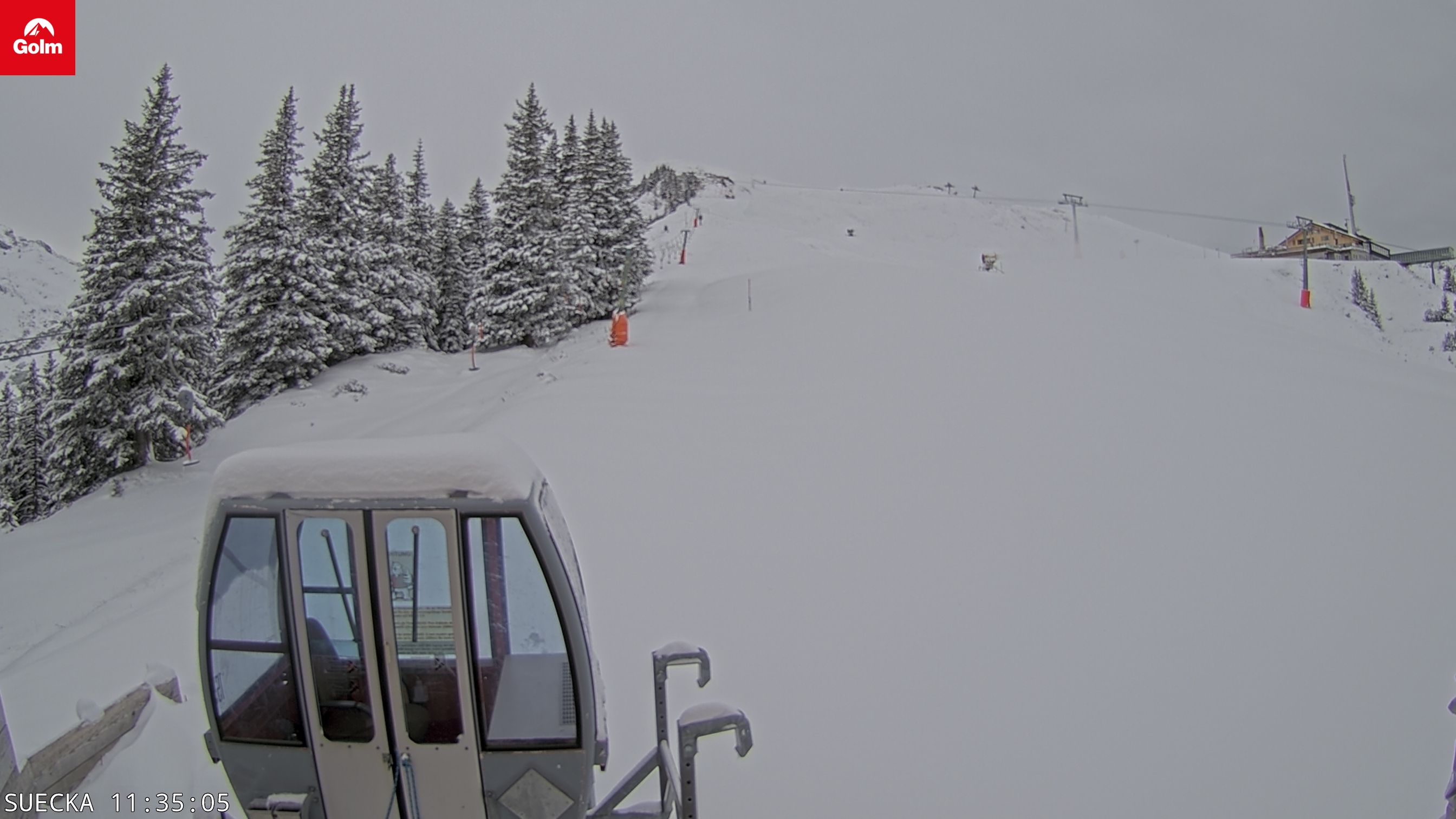 Blick von der Talstation des Schlepplift Sücka.